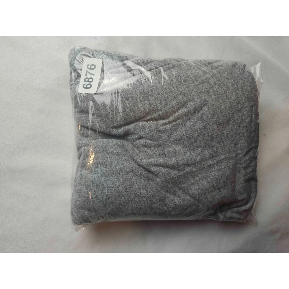 Polo Ralph Lauren Hoodie Mens Medium Gray Long Sleeve Jersey Knit Pullover Pony